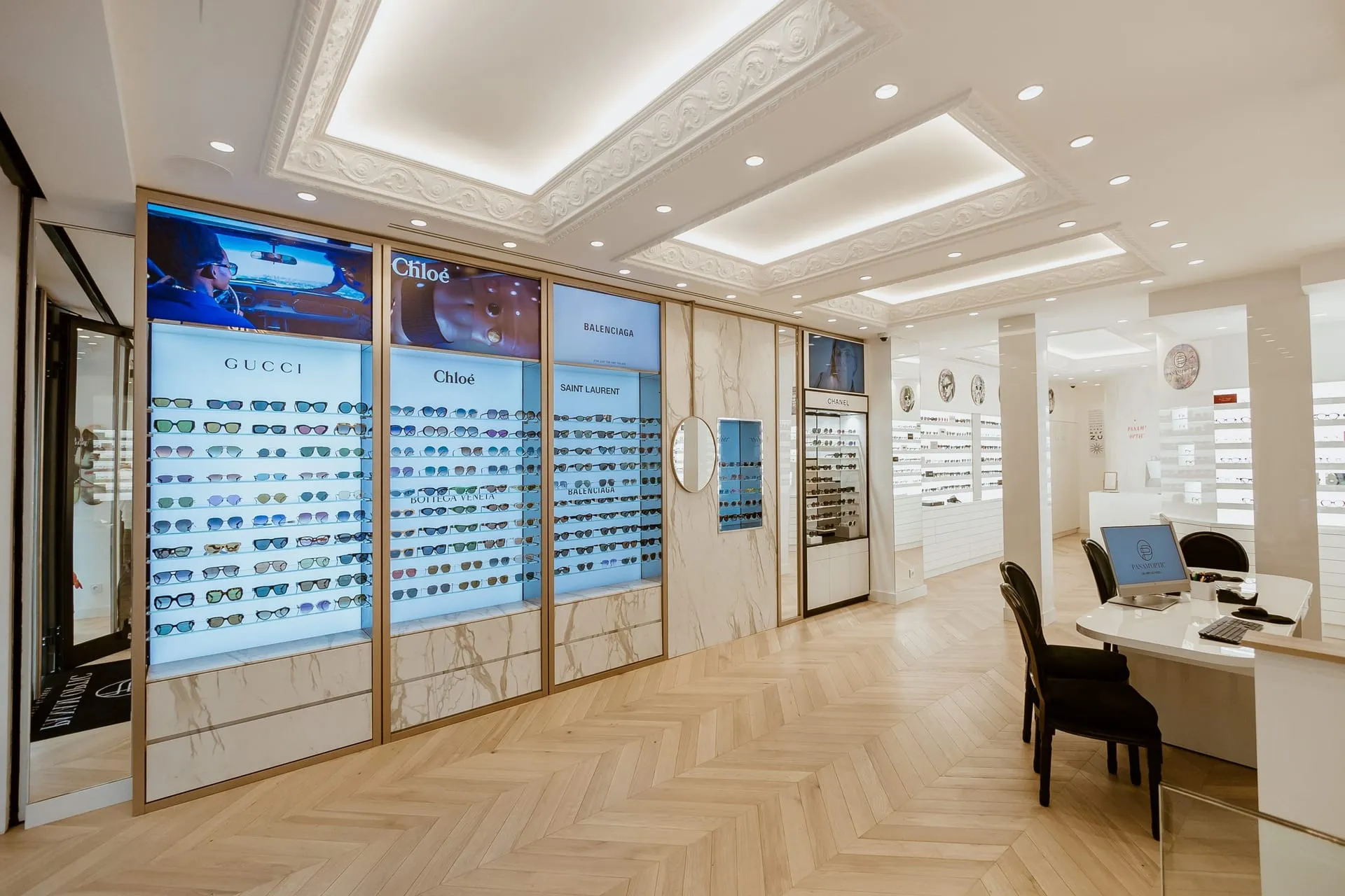 Intérieur de la boutique Marignan