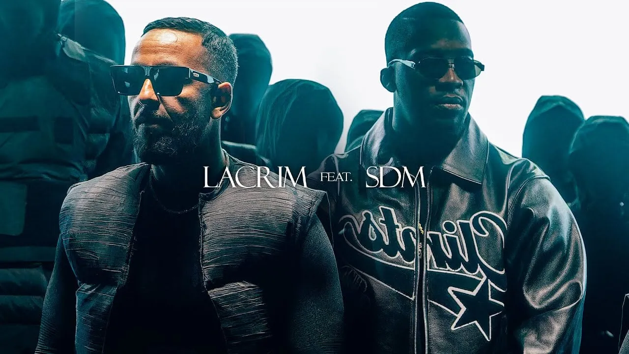 Lacrim et SDM en lunettes de soleil, visuel du clip « Colisée »